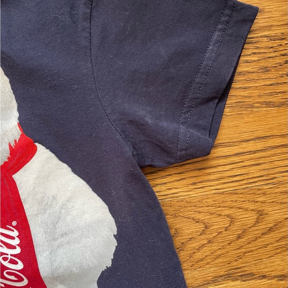 Coca-Cola Kids Navy Polar Bear Short Sleeve T-Shirt (4-5) - Picture 4 of 12